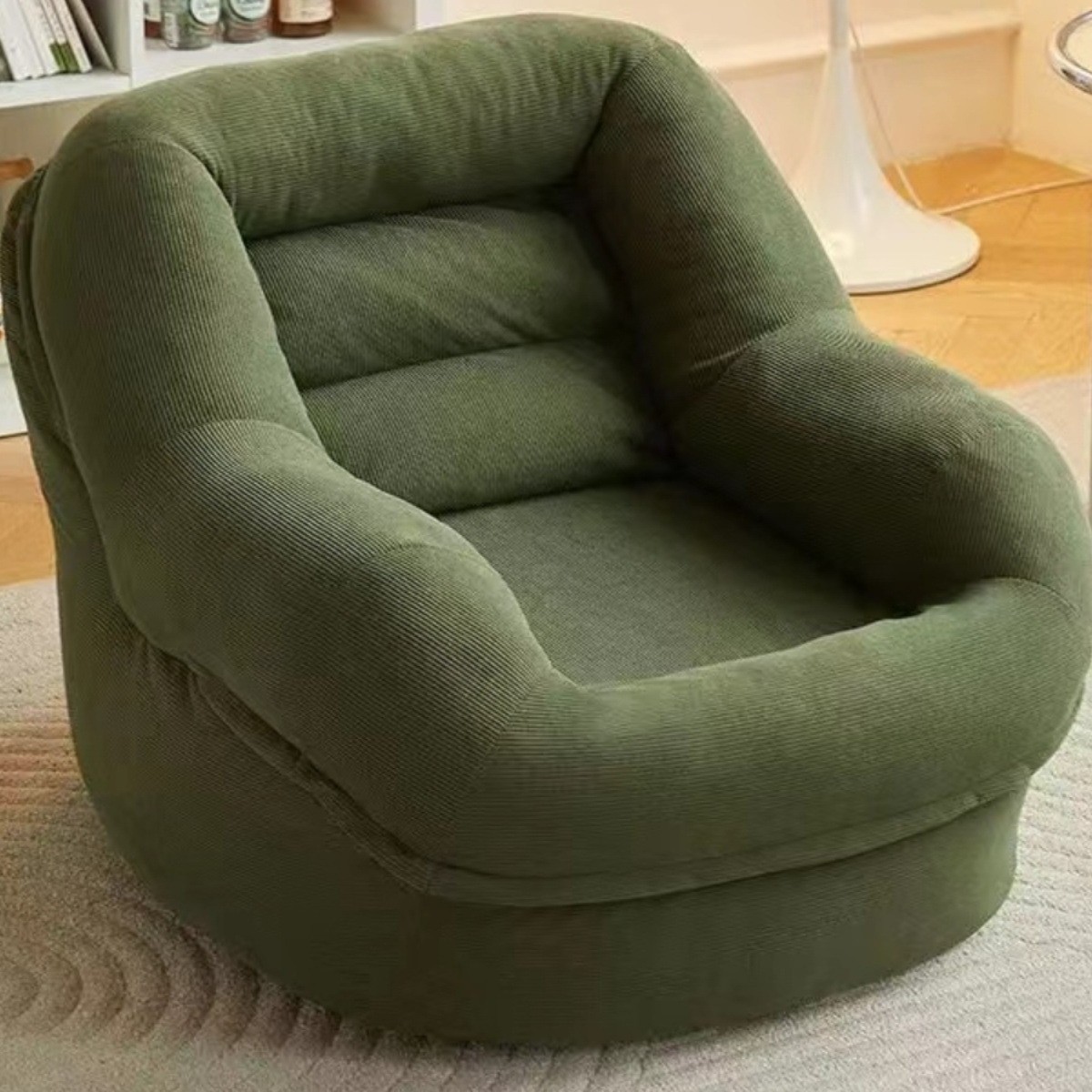 French Internet celebrity lazy sofa, nest tatami, tatami can lie down and sit on the new single small apartment sofa lounge chair