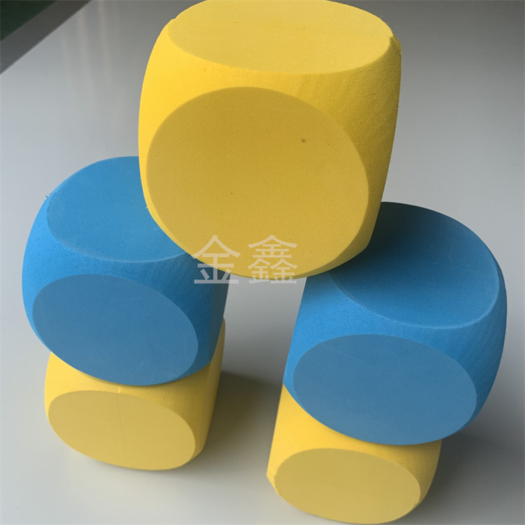 In stock wholesale EVA foam 170 * 170mm red dice color foam special-shaped stamping variety