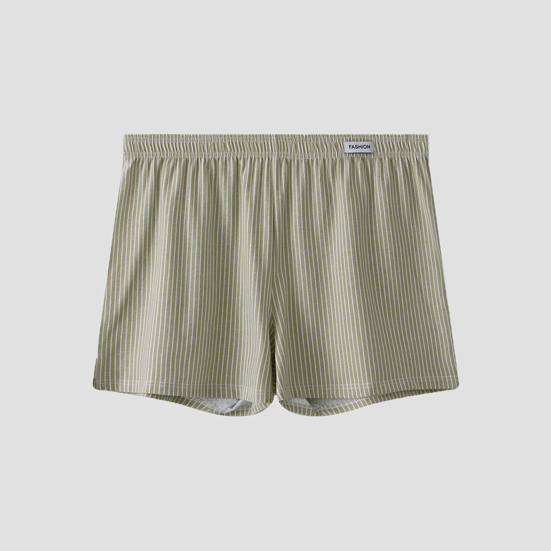 Picture of New Men's Arlo Pants Men's Pure Cotton Breathable Loose Four-Corner Underwear Head Youth Striped Boxer Short Pants