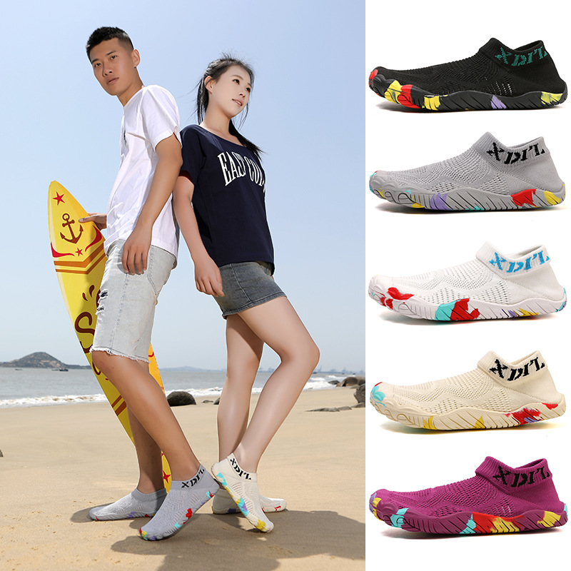 Cross-Border Outdoor River Tracing Shoes Watershoes Fishing Amphibious Anti-Cut and Anti-Puncture Quick-Drying Water Shoes for Playing in the Sea