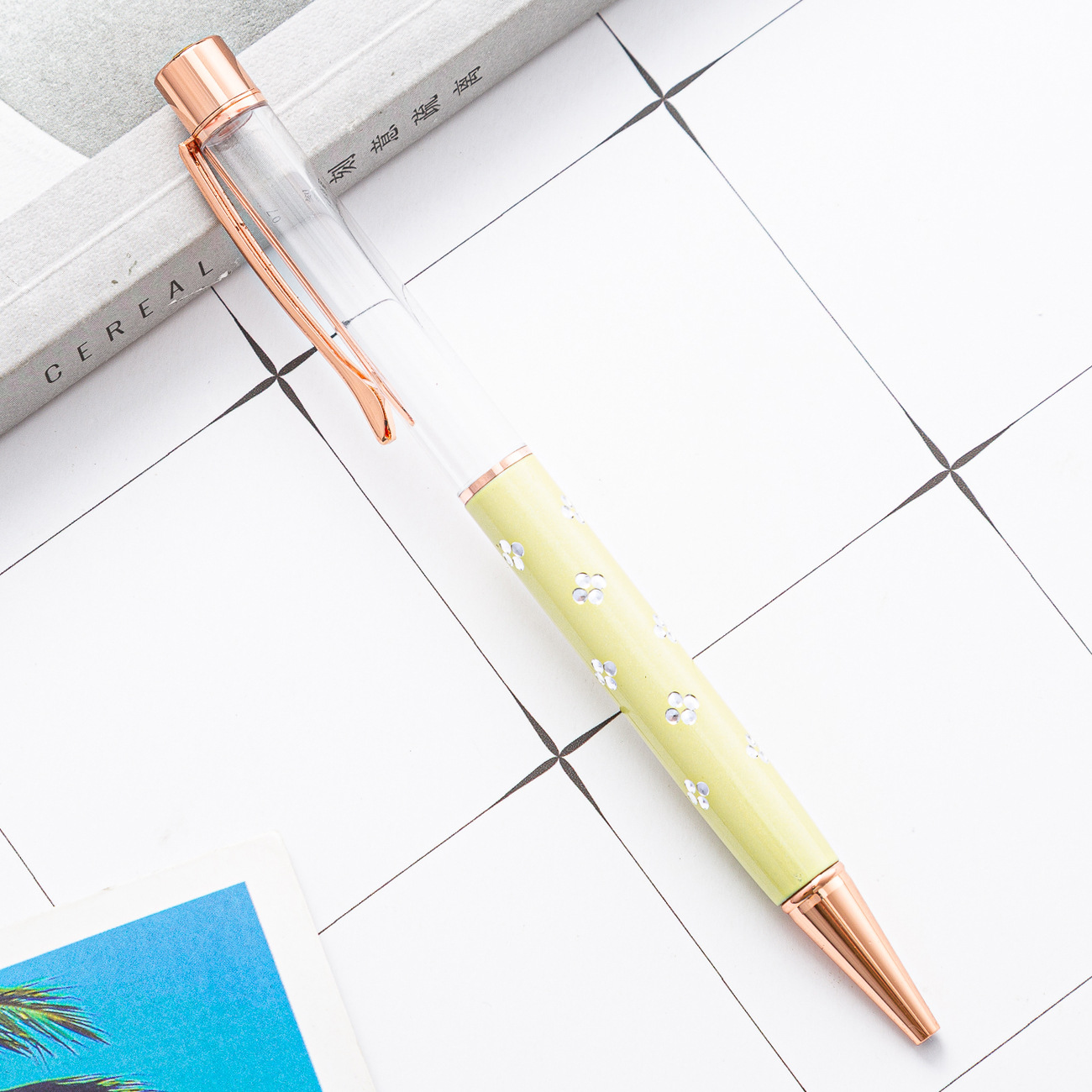 Picture of Empty Rod ballpoint pen spot wholesale gift metal advertising pen diy depiction empty pipe pen advertising pen printing logo