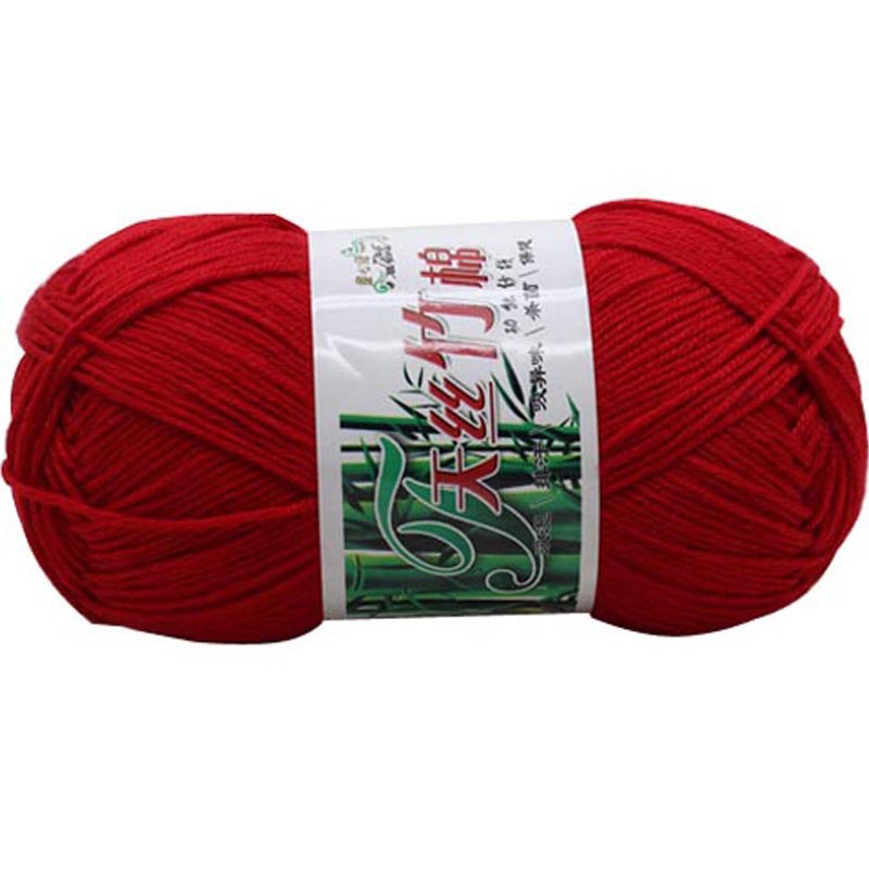 Picture of Tencel bamboo cotton bamboo charcoal milk cotton baby wool baby cotton crochet fine wool special hand-woven