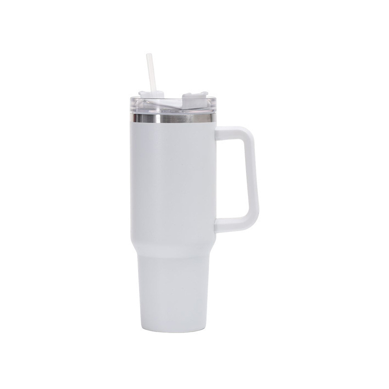 Picture of Cross-border 40oz generation second generation car cup 304 stainless steel handle thermos cup large capacity straw ice cup