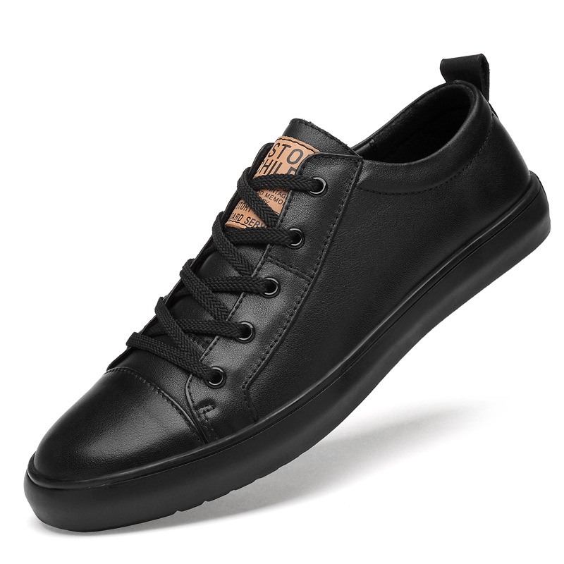 Picture of The first layer of leather board shoes men's shoes winter 2021 new soft leather soft bottom small white shoes casual sports shoes men's trendy shoes