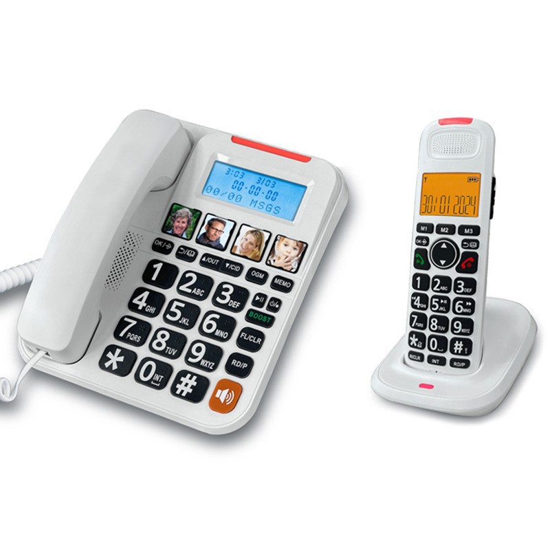 Cross-border D2015TAM digital cordless home business office big button elderly telephone landline