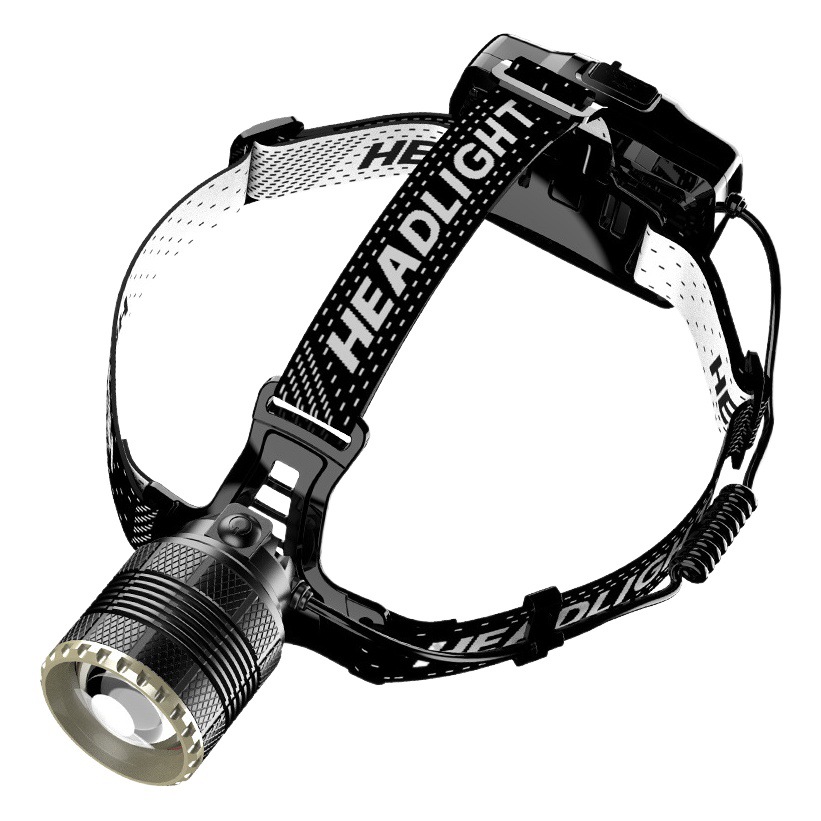 Haena high-power strong light super bright mechanical zoom induction headlamp long endurance waterproof rechargeable headlamp