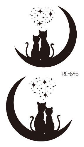 Picture of Ricklon Cross-border Waterproof Valentine's Day Tattoo Sticker Couple Confession Small Fresh Tattoo Sticker Wholesale Tattoo