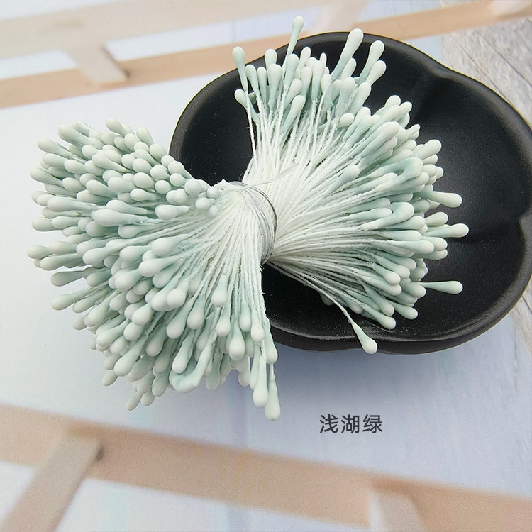 Picture of Wholesale Korean Style Handmade DIY Hair Accessories High Simulation Flower Stamens Material 2mm Matte Round Match Head Flower Heart Flower Stamens