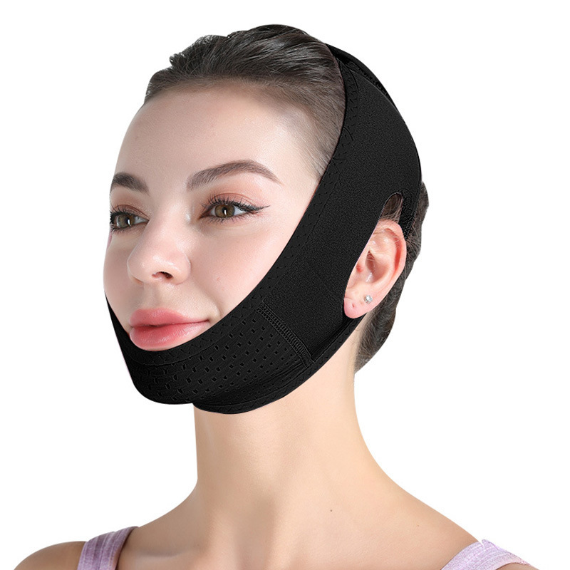 Picture of Thin face mask in stock thin face bandage V-face artifact lifting and tightening French pattern double chin drooping thin face carving
