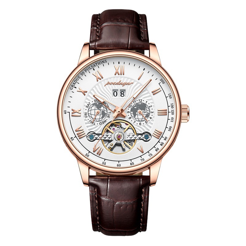 Swiss brand new men's mechanical watch multi-functional fashion luxury watch men's live broadcast foreign trade popular one generation