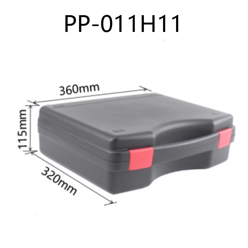 Plastic toolbox PP simple portable plastic packing box instrument machine tool car equipment accessories protective box