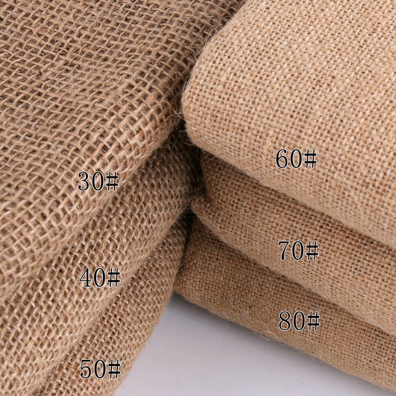 Picture of Jute cloth in stock handbags linen pet supplies 304050607080 bags jute cloth fabric burlap cloth