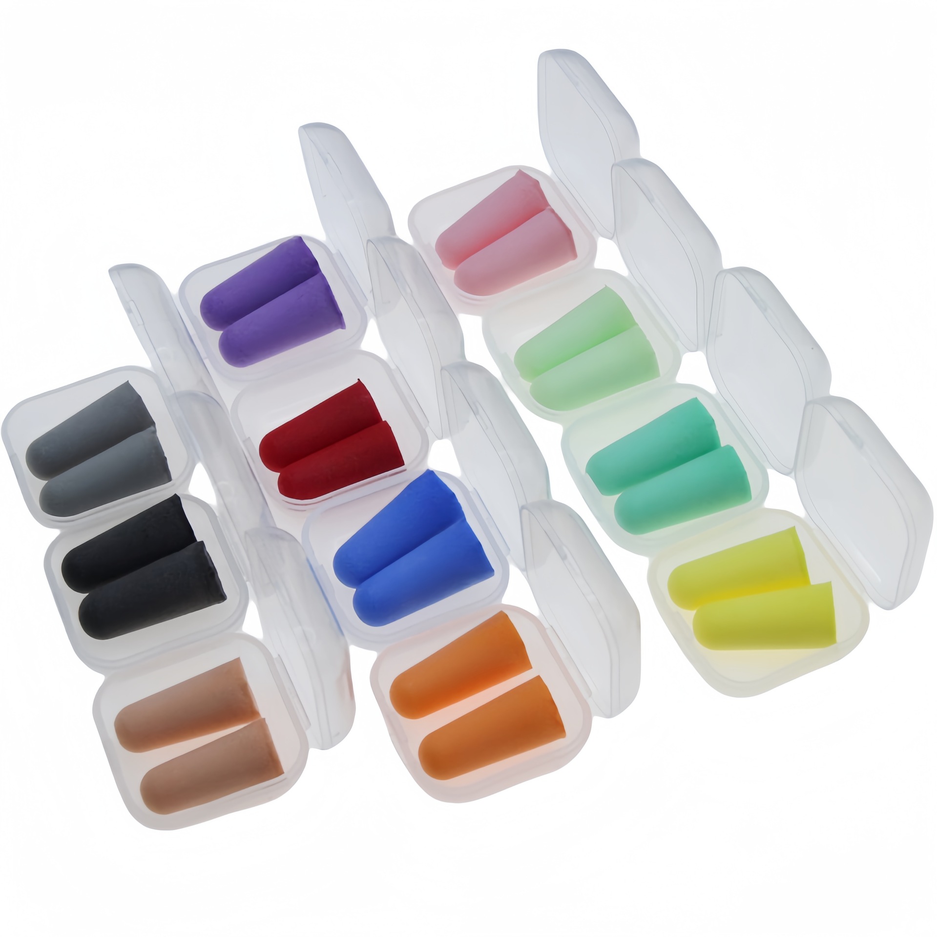Picture of Manufacturers sleep sleep anti-noise learning noise reduction sound insulation slow rebound aviation factory protective sponge PU earplugs