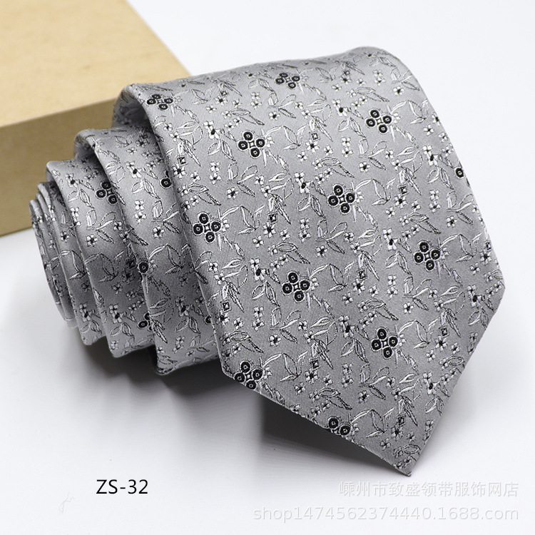 Picture of Tie Silk Silk Tie Men's Dress 8c Business Tie Factory Spot Wholesale