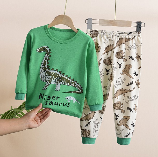 Picture of Children's underwear suit new boys and girls autumn and winter pajamas baby autumn clothes autumn pants home clothes children's clothing wholesale generation