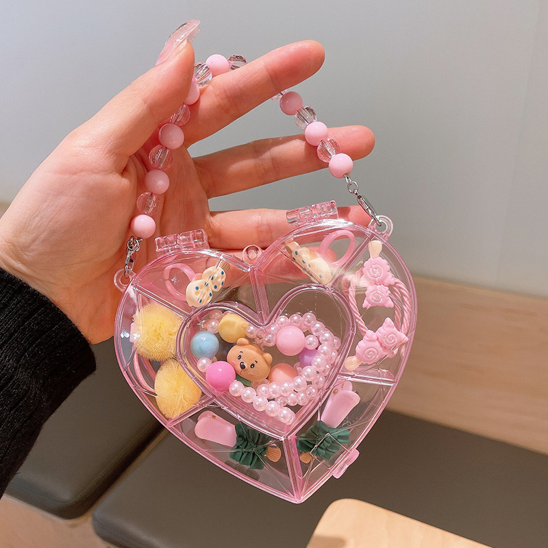 Picture of Children's jewelry baby cartoon cute fruit pendant bracelet suit birthday gift box in stock wholesale