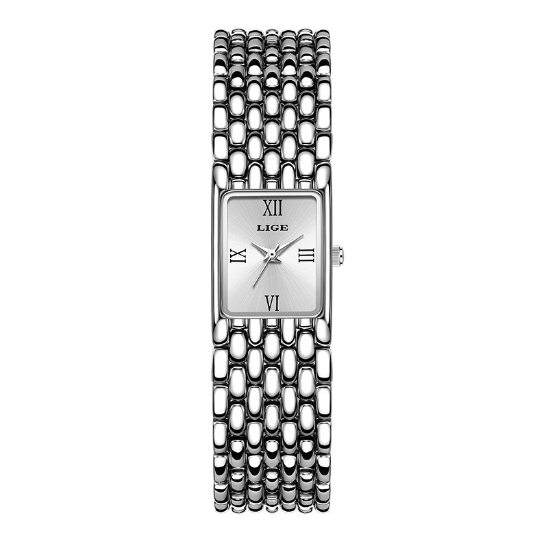 Picture of LIGE Cross-border New Casual Simple Small Square Quartz Watch Niche Exquisite Watch Elegant High-value Watch