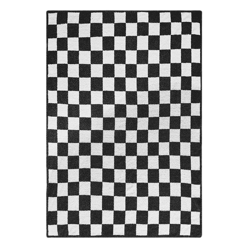 ins Nordic Sofa Blanket Plaid Blanket Checkerboard Blanket Knitted Blanket Air Conditioning Small Blanket Half-side Fleece Nap Blanket