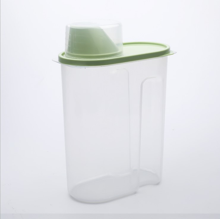 Picture of Food Grade Sealed Jar Moisture-proof Grain Spice Snacks Dry Goods Bottle Storage Box Transparent Kitchen Storage Jar