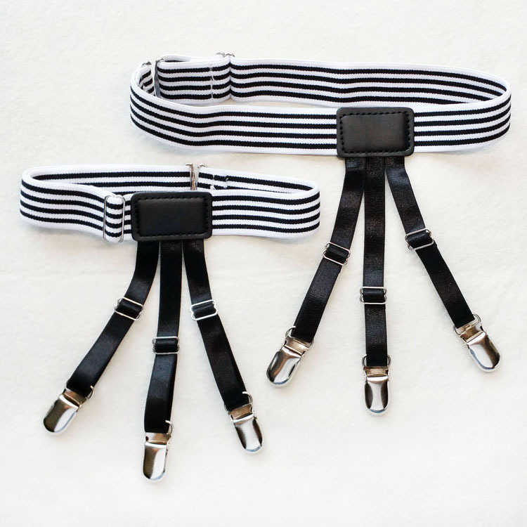 Picture of Cross-border source Amazon WISH unisex shirt non-slip anti-wrinkle Garter clip thigh ring garter belt