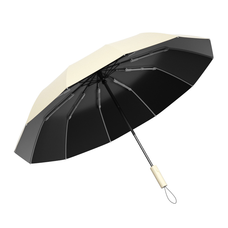 Picture of Umbrella Full-automatic Umbrella Men's Large Wholesale Advertising Umbrella Women's Sunlight and Rain Dual-use Sunscreen Anti-Purple