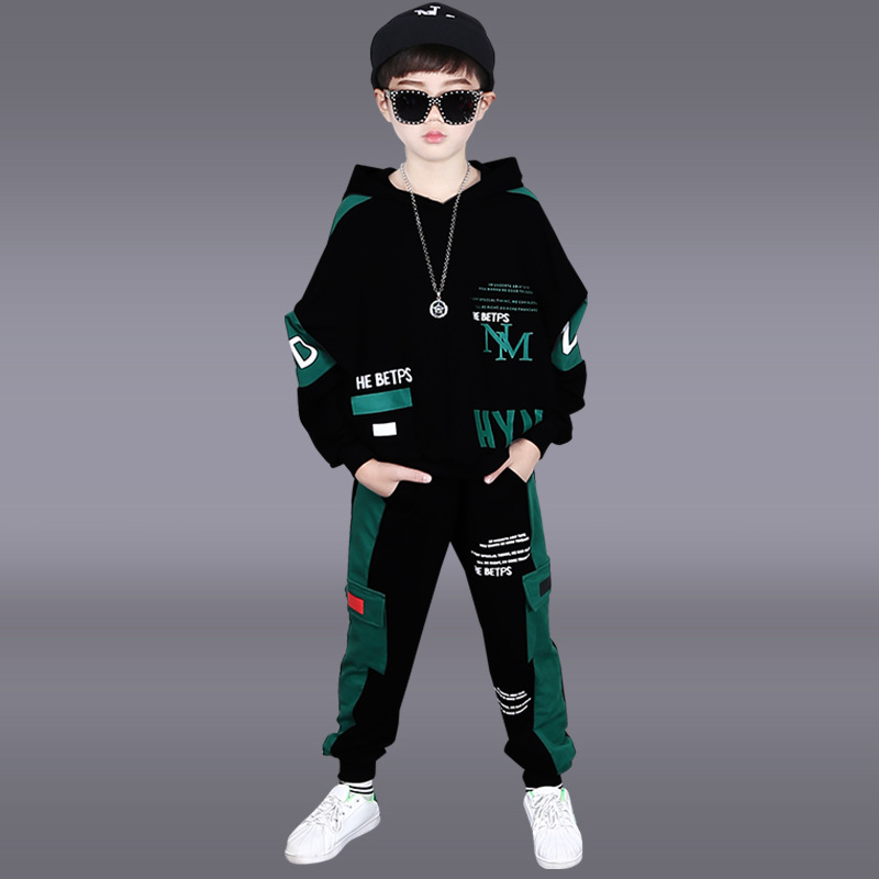 Picture of Boys' suit Spring Autumn Dress Foreign Style 2025 New Handsome Children's Sweatshirt Children's Two-Piece Sportswear