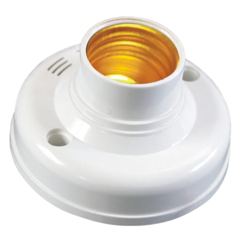 Voice control lamp holder switch infrared induction delay corridor e27 human body induction lamp holder sensor socket