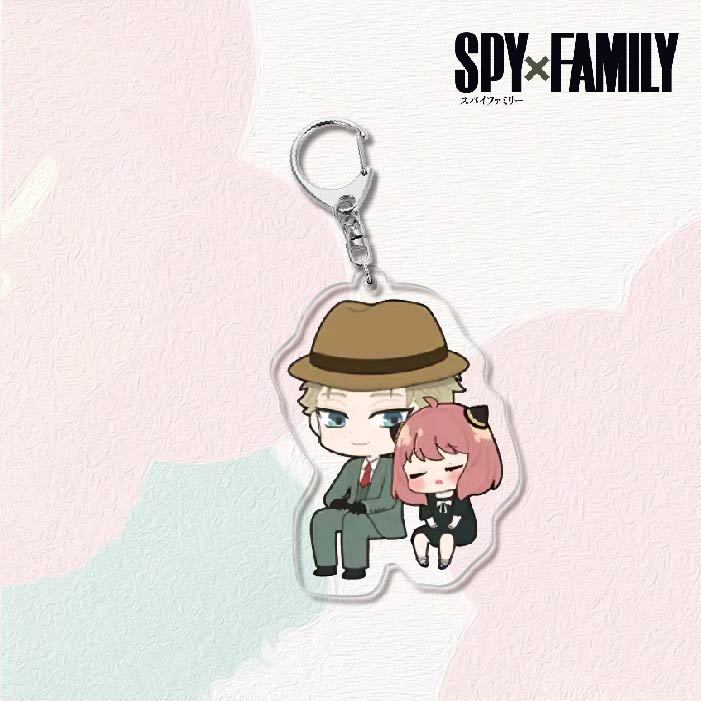Picture of Animation peripheral acrylic key chain pendant batch SPY play house SPY x Family creative jewelry gift
