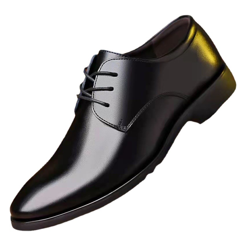 2025 British Style Business Formal Leather Shoes Men's Shoes Inner Heightening Flats Wholesale Shoes Casual Leather Shoes Suit Shoes for Men