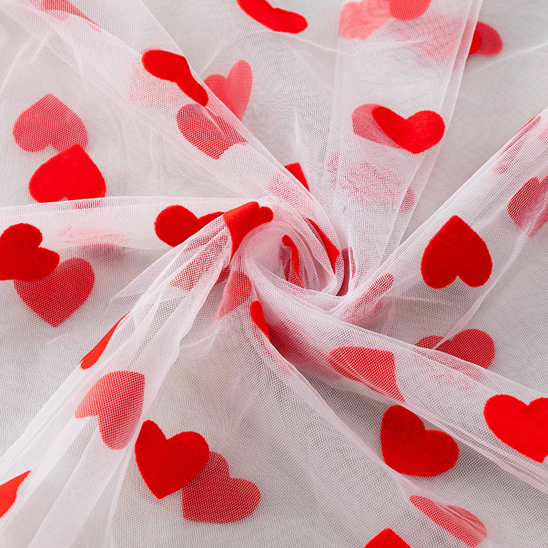 Cross-border Sweet Red Love Bow Ribbon Hairpin Spring Clip Hair Accessories Festive Decoration Valentine's Day Clothing New