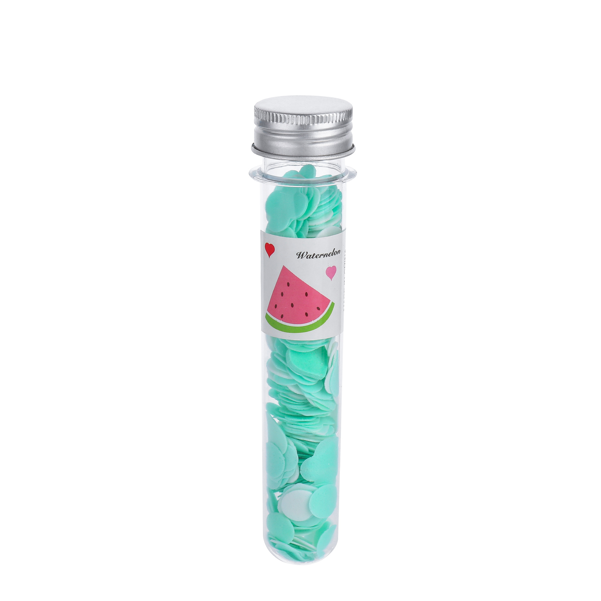 Picture of Outdoor portable hand washing travel disposable paper soap piece test tube soap Flower soap paper bottled Flower soap piece