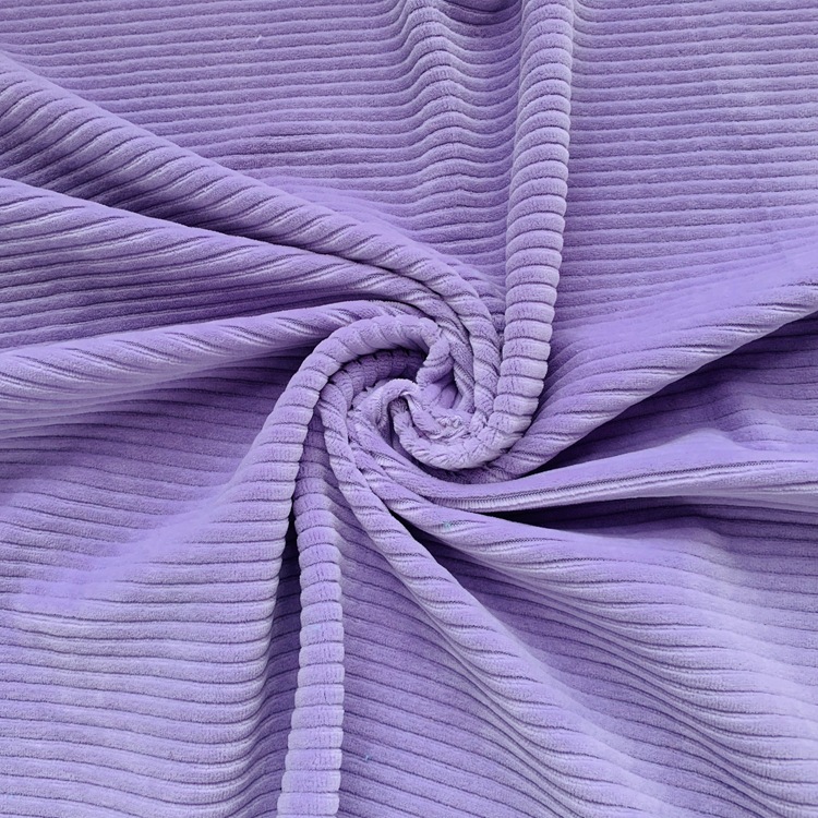 Spot supply knitted stretch corduroy cotton strip velvet fabric strip stretch velvet fabric