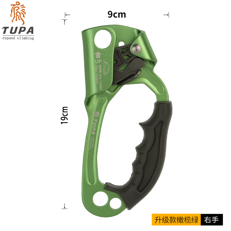 Picture of Right Hand Ascender, Hand Rope Climbing Device, Mountaineering Climbing Device, Caving Outdoor Srt Climbing Equipment, Climbing Supplies