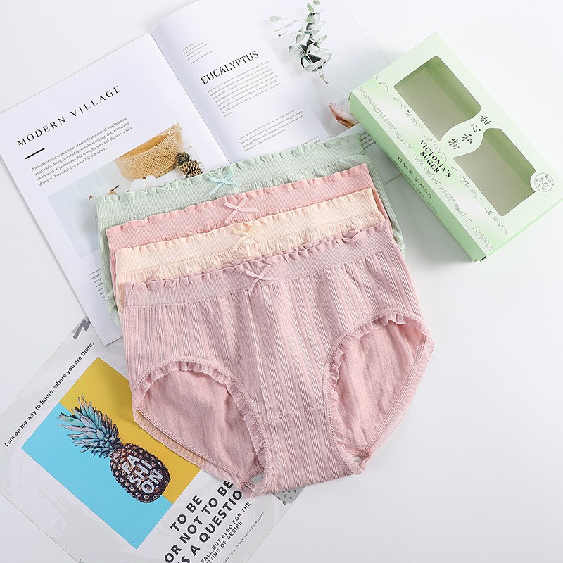 Picture of Banlangen 5.0 Moisturizing Underwear Women's Summer Graphene Breathable Women's Antibacterial Pants Mid-Waist Traceless Girl's Briefs