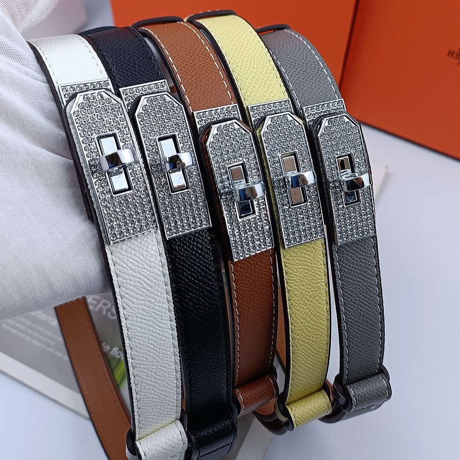 H Family Women's Belt Kelly Genuine Leather Versatile Spring and Summer Skirt Denim Accessories Waist Slimming Look Belt Drop Shipping