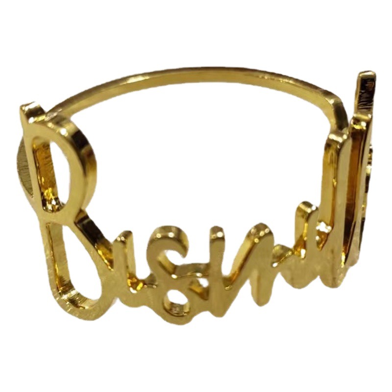 New Napkin Buckle Metal Mouth Cloth Ring Hotel West Napkin Ring Factory Hot Sale Meal Ring Seamless Craft Anti-off Napkin