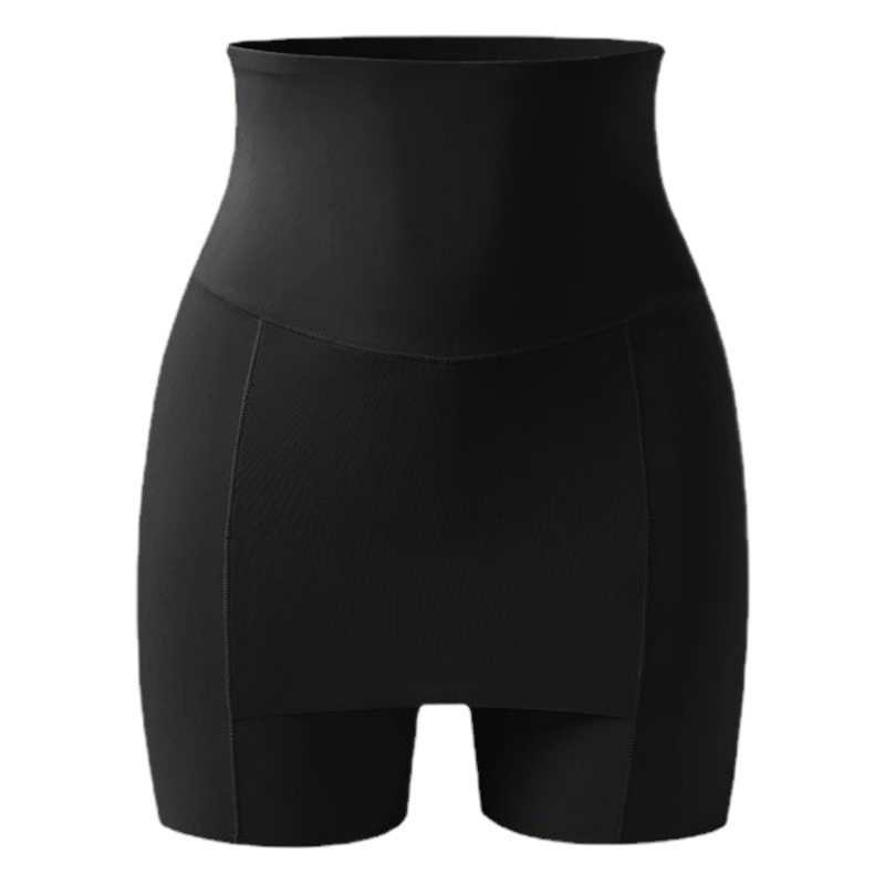 High-Waisted Belly-Control Compartment to Cover the Triangle Area, Anti-Exposure Safety Pants for Women, Seamless, Non-Curling, Butt-Lifting Leggings, Nylon