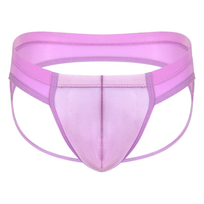 Factory wholesale hip-exposed double-Ding underwear Japanese thin personalized low waist high elastic transparent underwear one-piece delivery foreign trade
