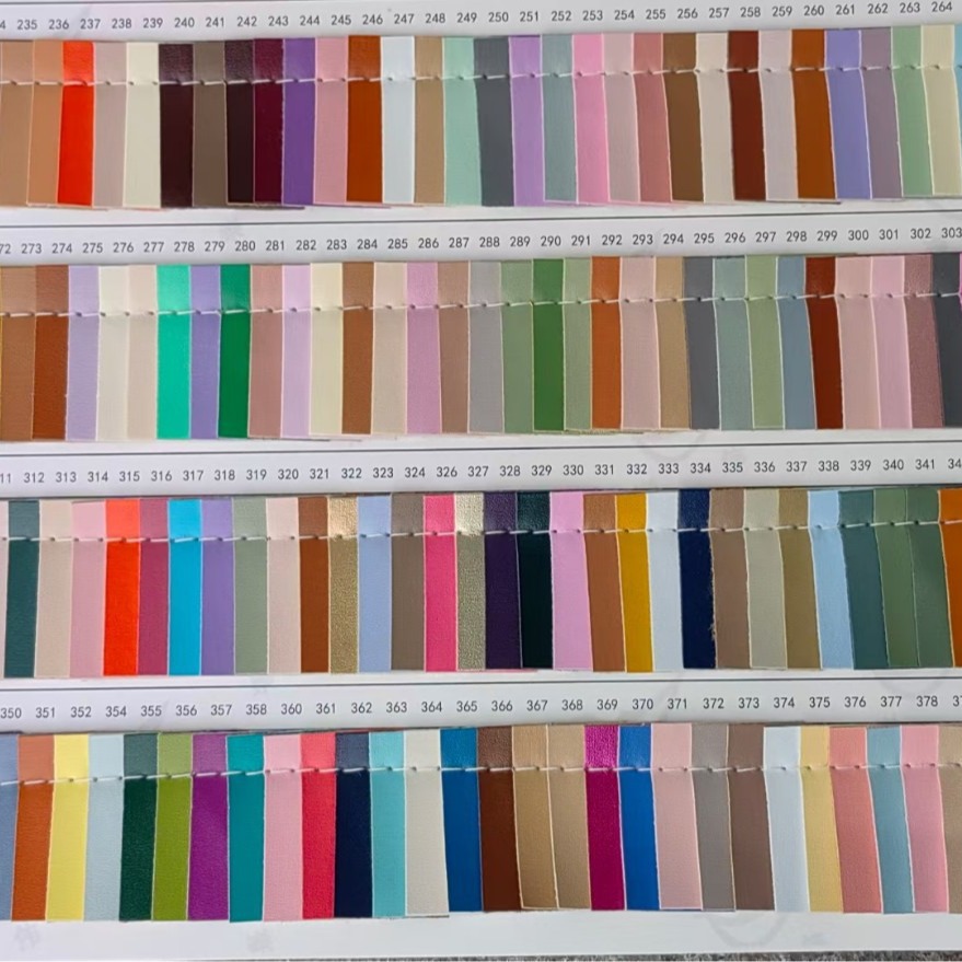 Picture of Yiwu factory nappa grain pu leather whole in stock wholesale leather bed seat luggage sofa artificial leather fabric