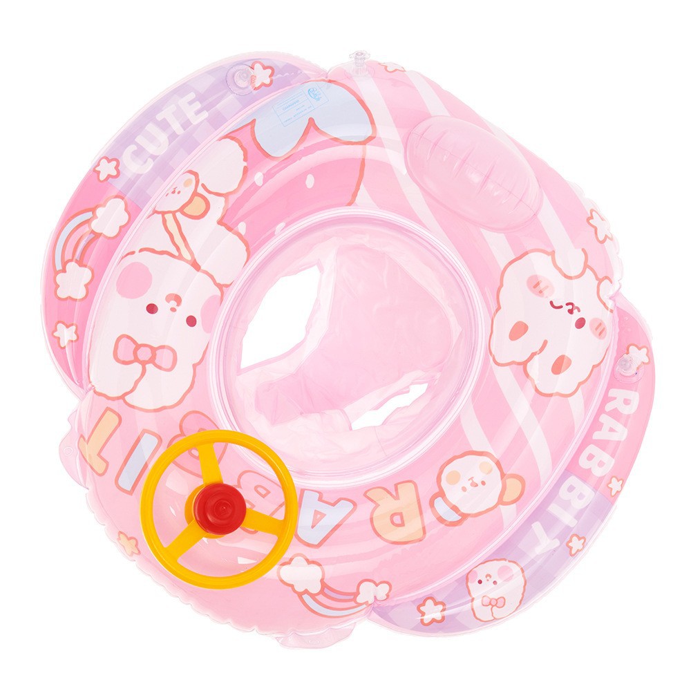 Picture of Children's swimming ring armpit ring seat ring 1-6 years old children's aircraft steering wheel inflatable Mount baby 2 boys and girls