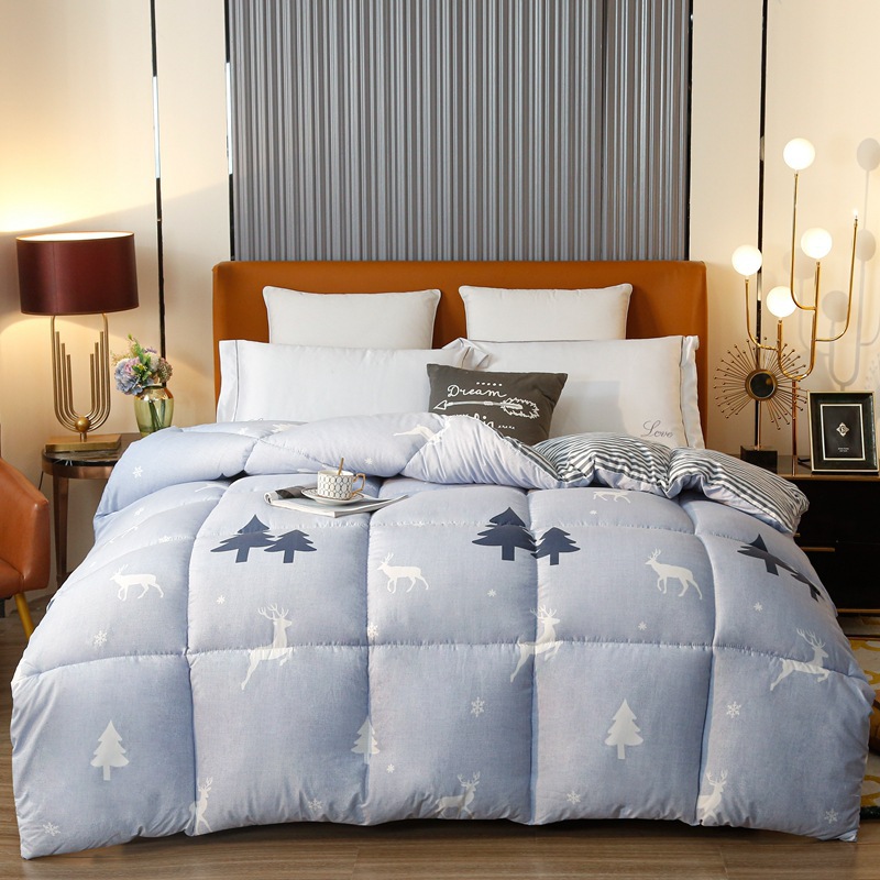 Picture of Quilt Spring and Autumn Quilt Core Quilt Winter Quilt Single Student Dormitory Autumn and Winter Thickened Four Seasons Universal Bedding Double