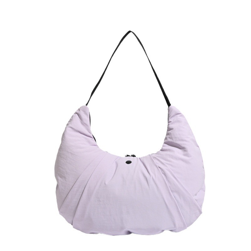 Picture of Easiest for Match Horn Nylon Yoga Bag Fitness Bag 2024 New Lightweight Large-Capacity Bag Dumpling Bag Trendy Crescent Bag