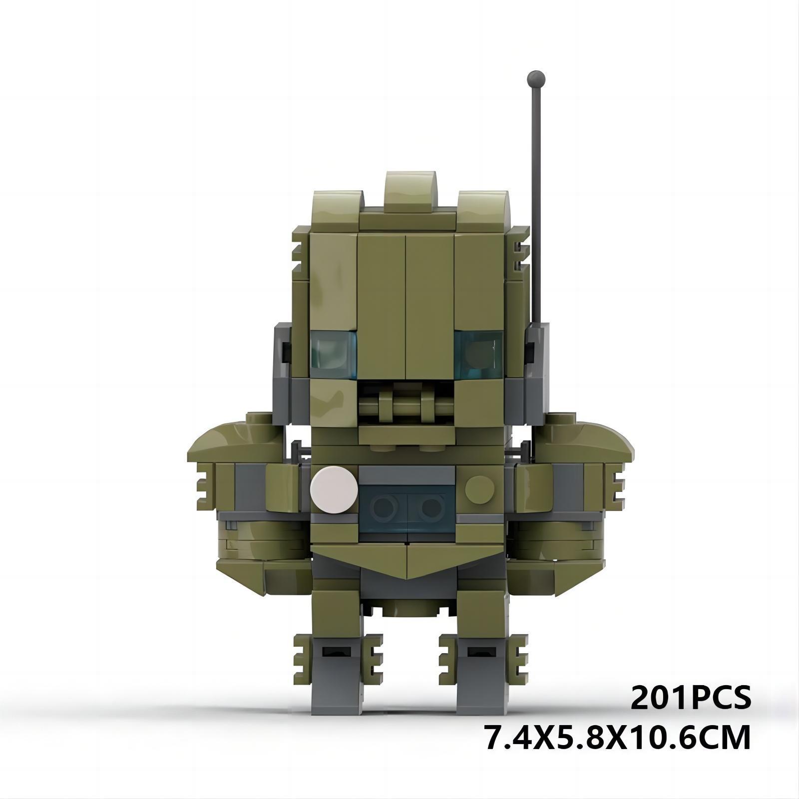 Picture of Compatible with Lego MOC Marvel square head Howard Stark assembling toy educational boy gift model