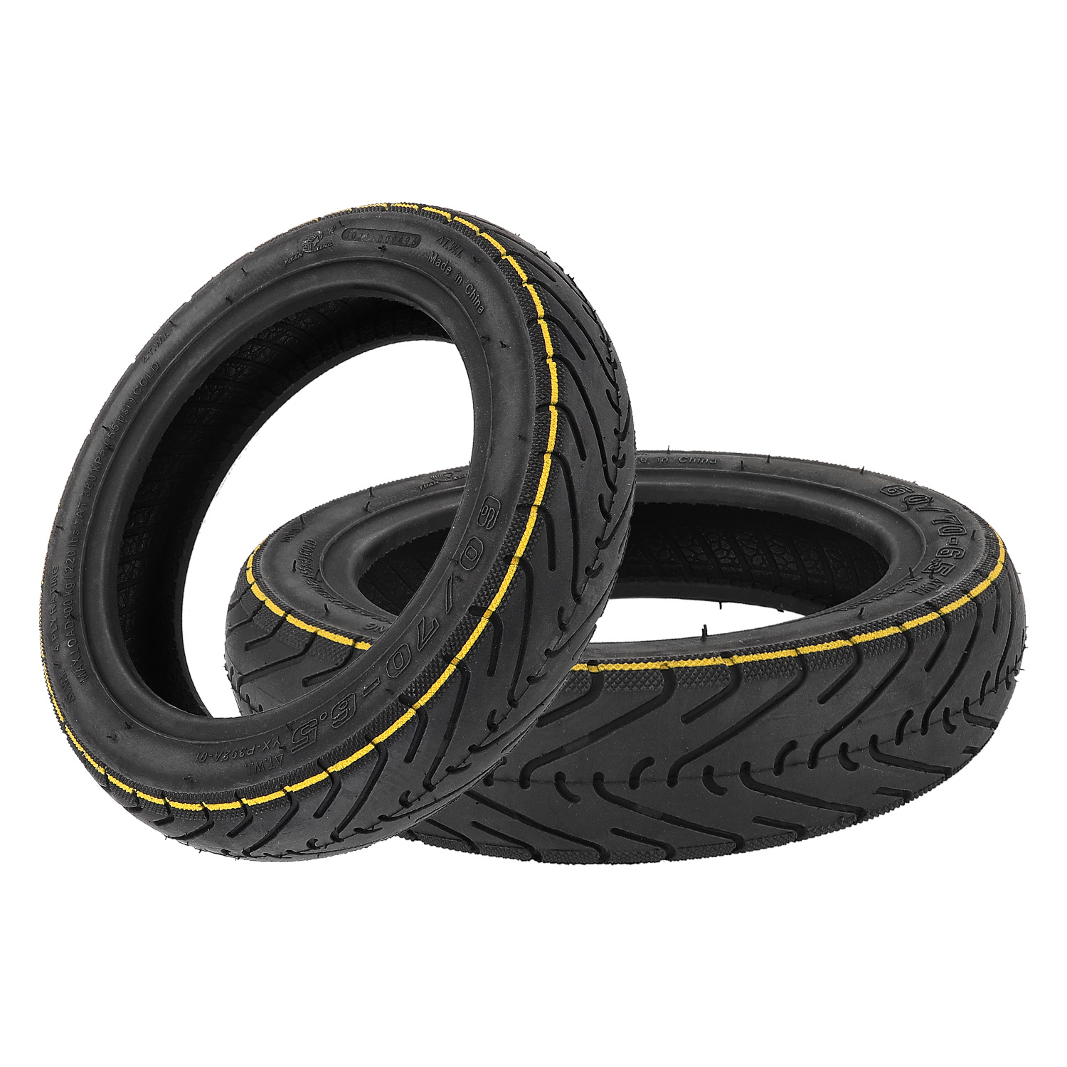 Picture of 10 inch far star 60/70-6.5 vacuum tire + straight mouth vacuum tire air nozzle scooter balance car thickened vacuum tire