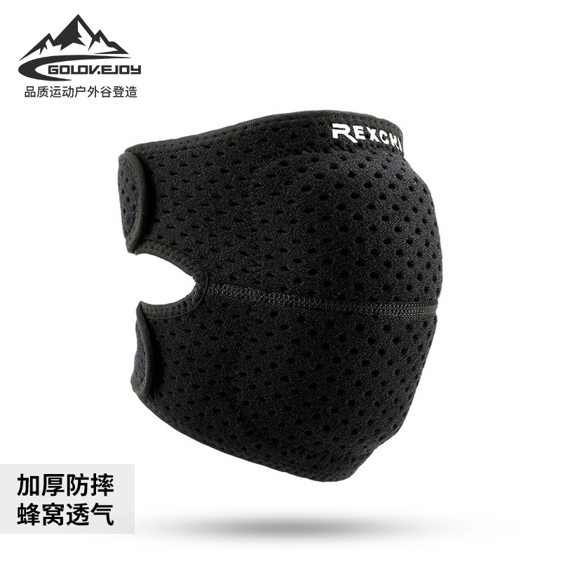 Picture of Sports Knee Pad Single Running Pressurized Breathable Foot Basket Row Riding Mountaineering Thickened Cushion Protects Knee HX08