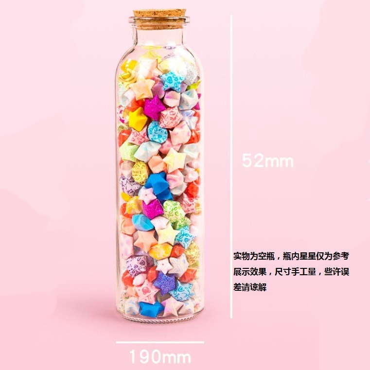 Picture of Star Origami Strips Colorfulful Wishing Five-Star Lucky Star Art Kidsren's Birthday Foldableing Handmade Gifts Summer Vacation Colored Paper