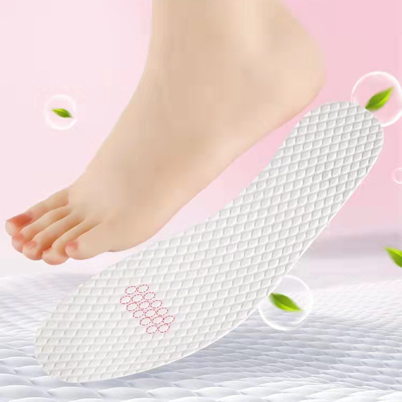 Picture of Disposable Wood Pulp Insole Ultra-thin Sweat Absorbing Breathable Comfortable Sweat-proof Paper Insole Summer Thin Wooden Pulp Insole