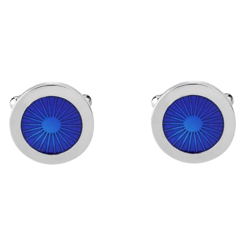 Wish European and American Joker Personalized Business Oil Dropping French Shirt Men's Fashion Business Cufflinks Cufflinks