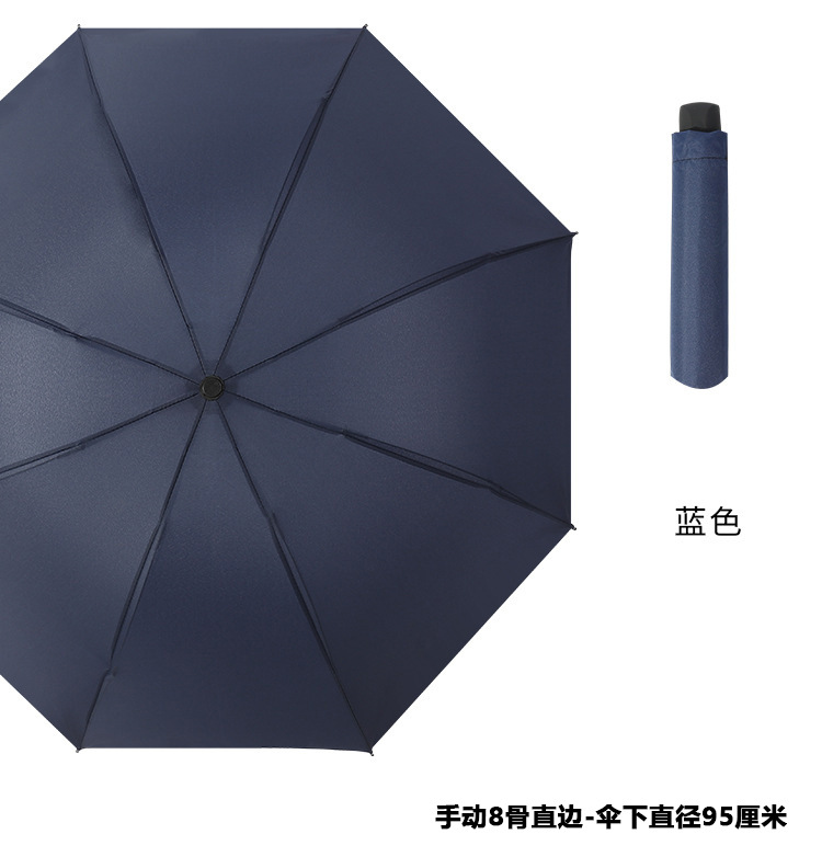 Picture of Umbrella Extra Large Umbrella Large Folding Solid Umbrella Women's Dual-Use Sunscreen Umbrella Sun Umbrella Advertising Umbrella