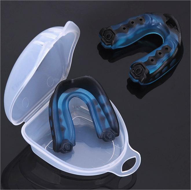 With box sports tooth guard high-grade tooth guard hardcover boxing tooth guard Taekwondo tooth guard adult children